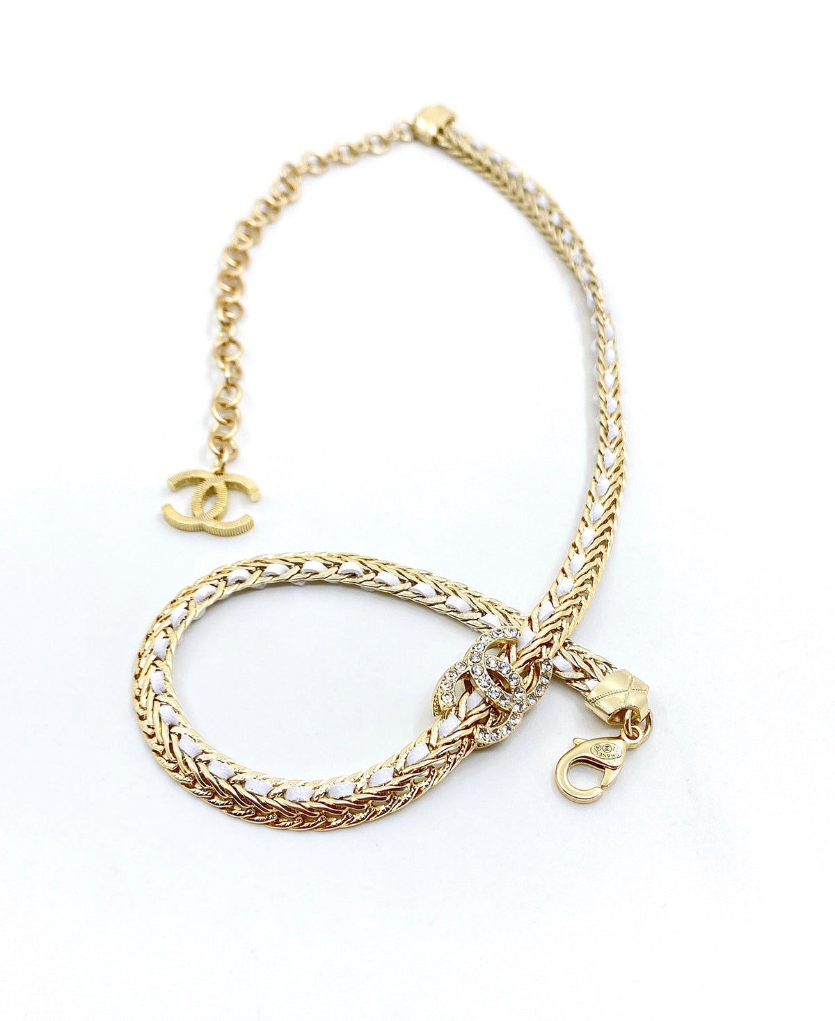 18K Chanel Diamonds Choker Necklace