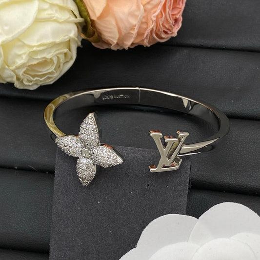 LV Silver Bangle