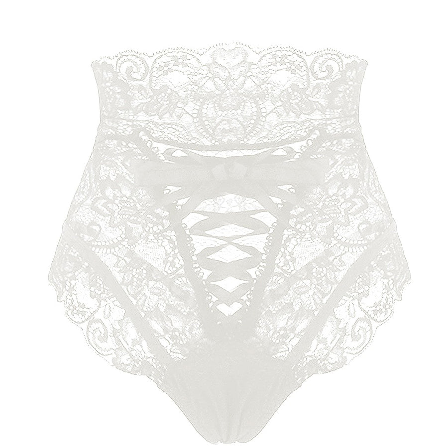 Sexy High Waist Women's Underwear Bandage / Hollow Out Women Spandex Soft And Attractive
